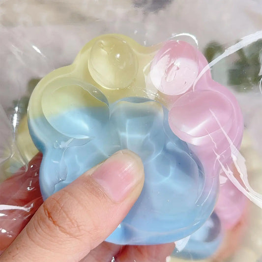 Soft Cat Paw Squeeze Fidget Toy | Slow Rebound Silicone Squeeze Fidget Toy Oasis Select
