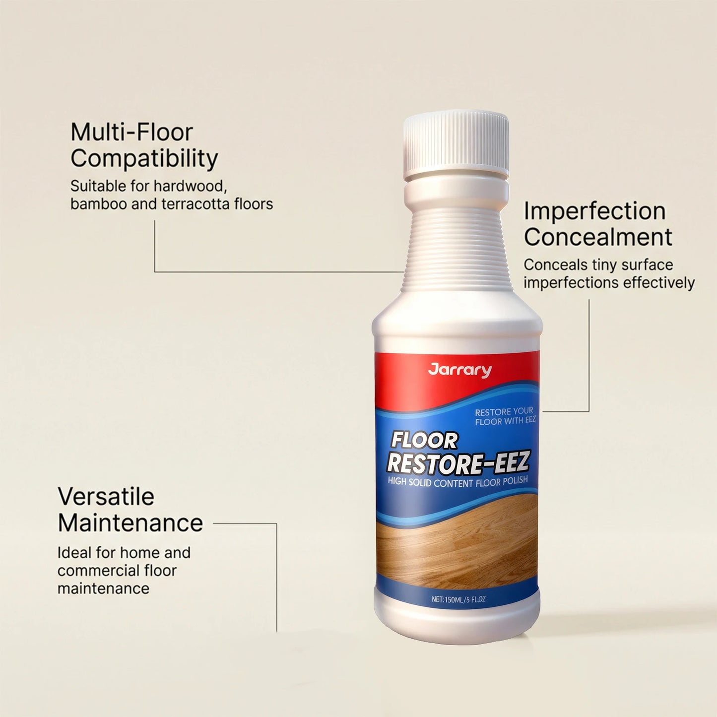 150ml Floor Cleaner – Remove Stains, Restore Gloss & Shine