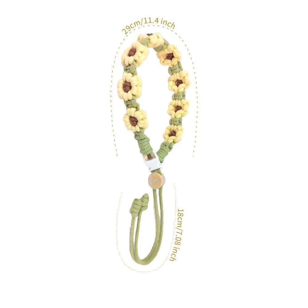 Flower Cup Carrying Strap – Handmade Rope Handle for Bottles