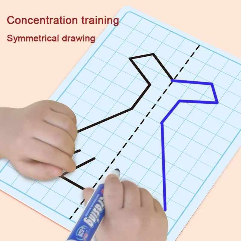 Creative Kids Lattice Symmetrical Drawing Toys Toddler Fine Motor