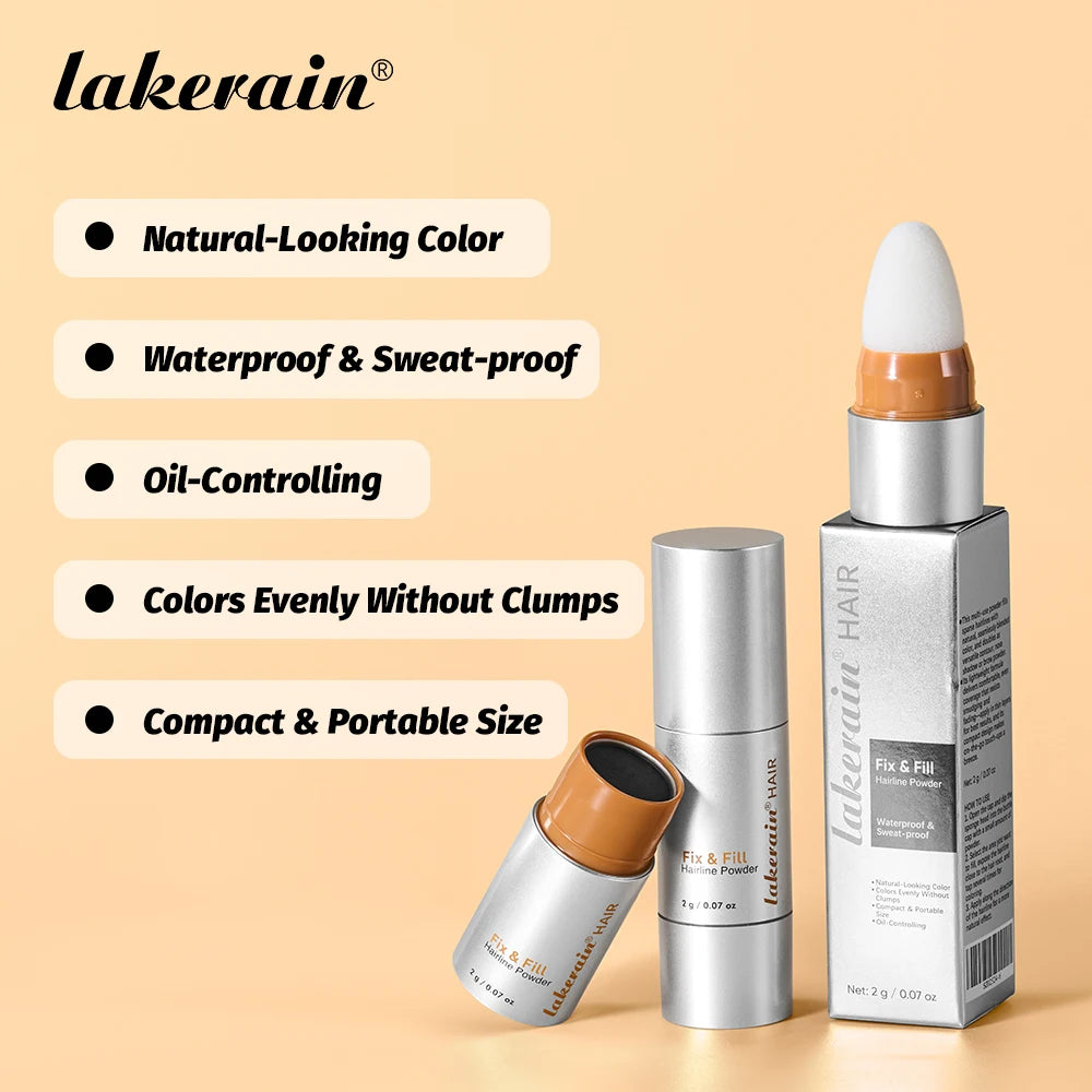Fix & Fill Hairline Powder Precise Brush Head Uniform Coloring Waterproof Sweatproof Oil-Controlling Multi Purpose Beauty Powder Peaceful Pleasures Health and Wellness