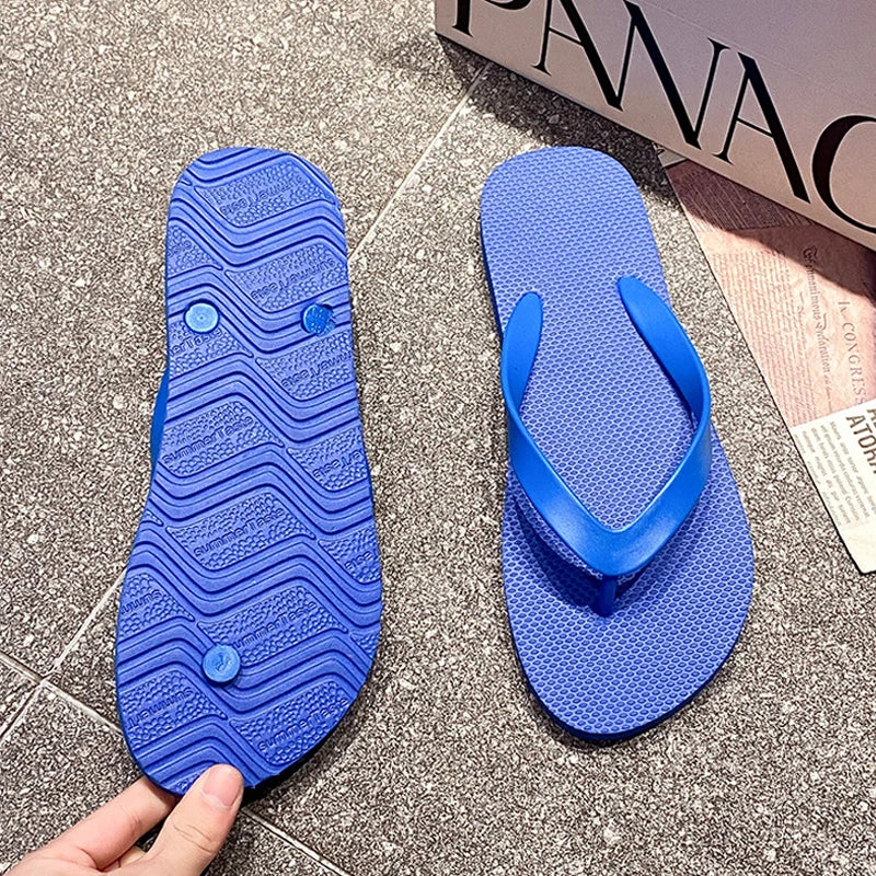 Men's Beach Flip Flops – Breathable Indoor & Outdoor Slides