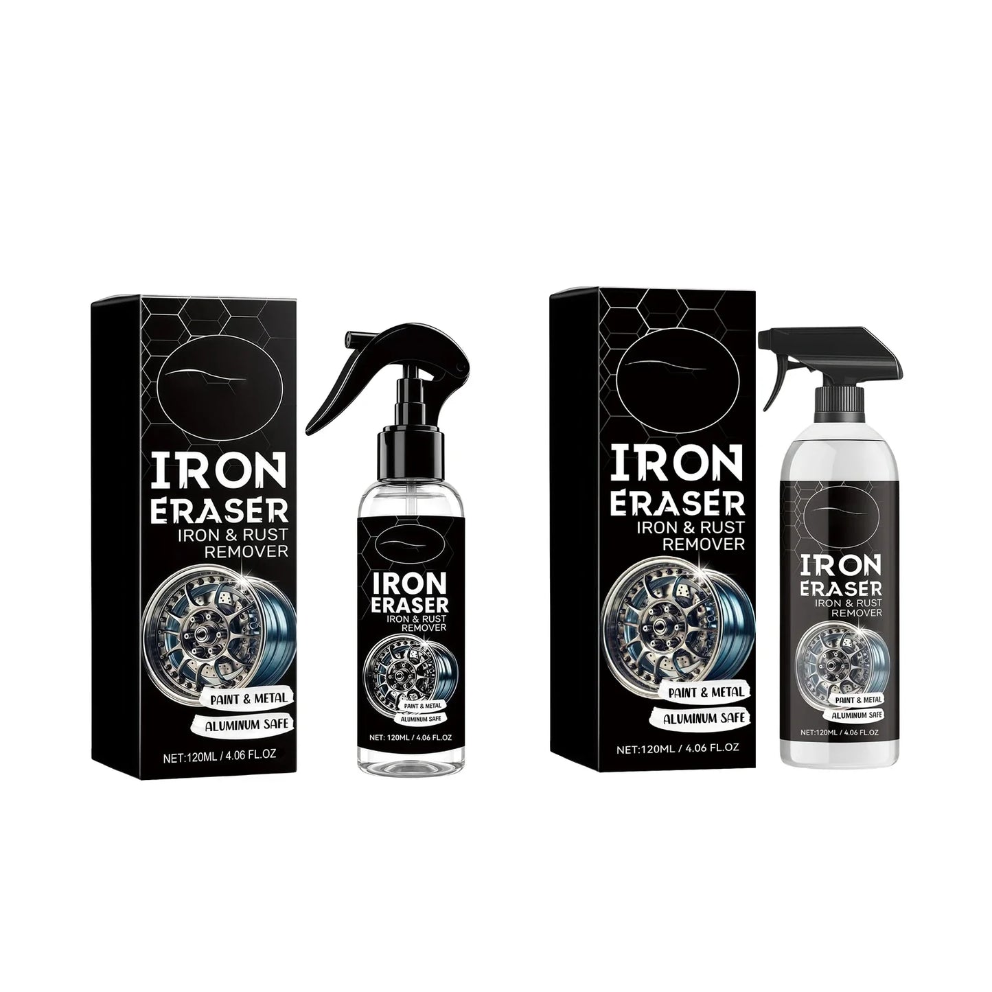 Iron & Rust Remover Spray – Car Wheels, Paint & Tires 120ml