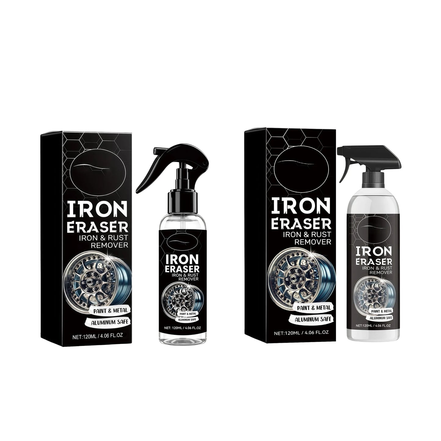 Car Rust & Iron Remover Spray – Brake Dust Cleaner 120ml Auto Rust Remover Spray Peaceful Pleasures Health and Wellness