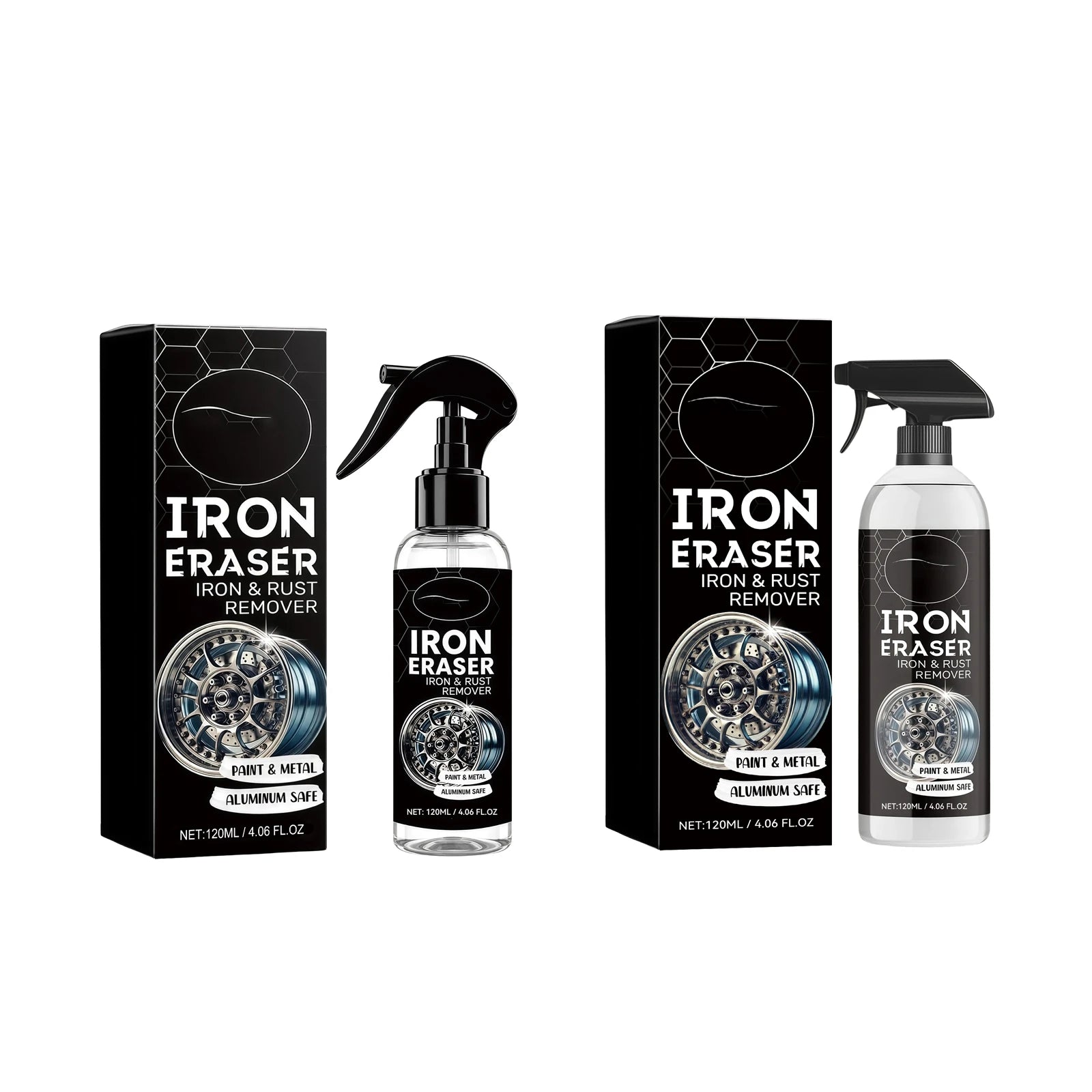 Car Rust & Iron Remover Spray – Brake Dust Cleaner 120ml Auto Rust Remover Spray Peaceful Pleasures Health and Wellness