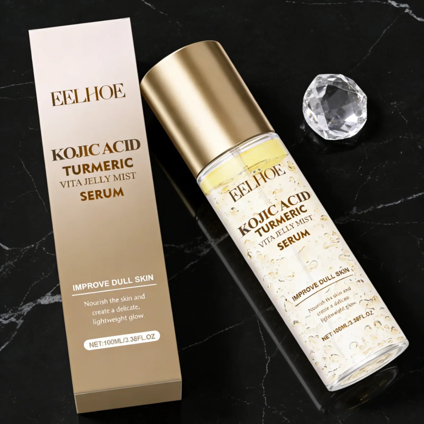 Eelhoe Kojic Acid Turmeric Face Mist Serum 100ml | Deep Hydration