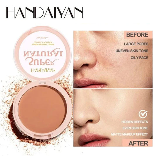 Handaiyan Matte Pressed Powder Foundation – 8 Shades, Oil Control Pressed Powder Foundation Peaceful Pleasures Health and Wellness