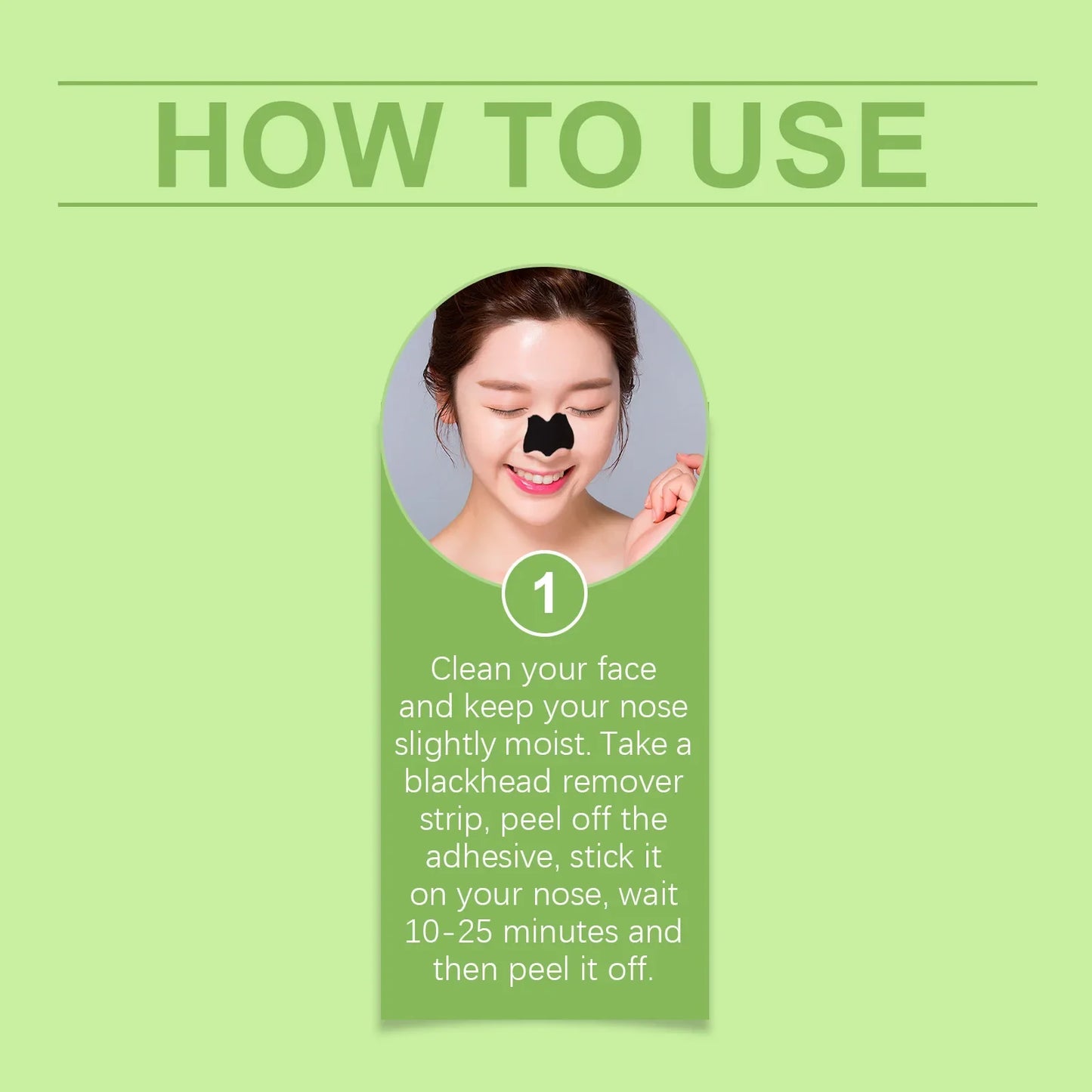 EELHOE Charcoal Bamboo Blackhead Nose Strips 24 Pack
