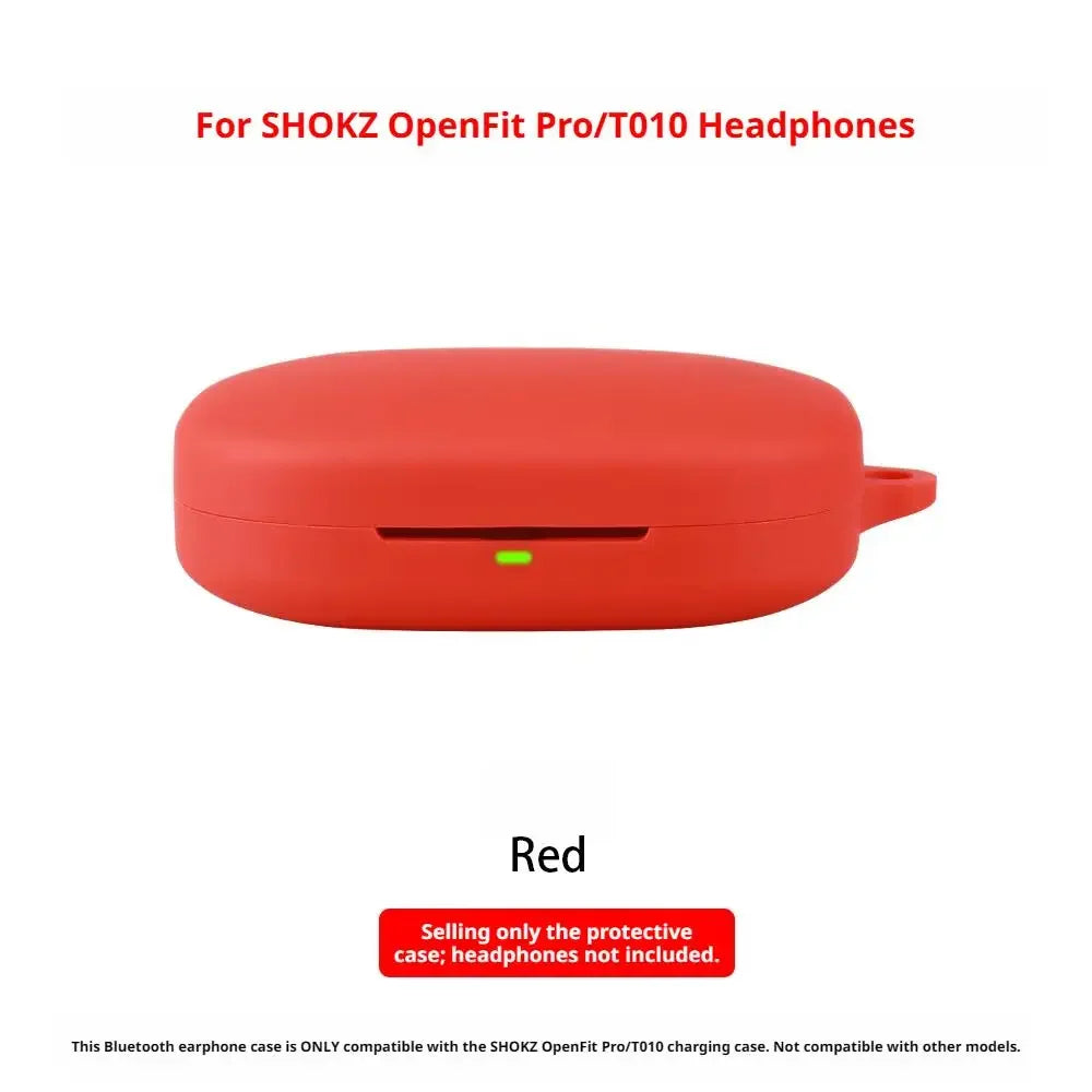 Silicone Protective Case for SHOKZ OpenFit Pro T010 Wireless Headphone Protector Case Cover Shell Housing Anti-dust Sleeve Peaceful Pleasures Health and Wellness 02