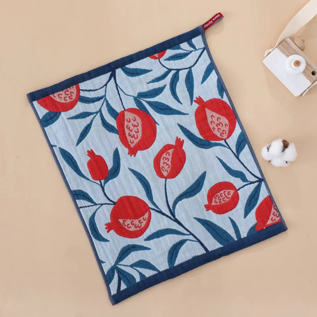 4-Layer Cotton Gauze Kitchen Hand Towel – Quick Dry 34x40cm Kitchen Hand Towel Peaceful Pleasures Health and Wellness D