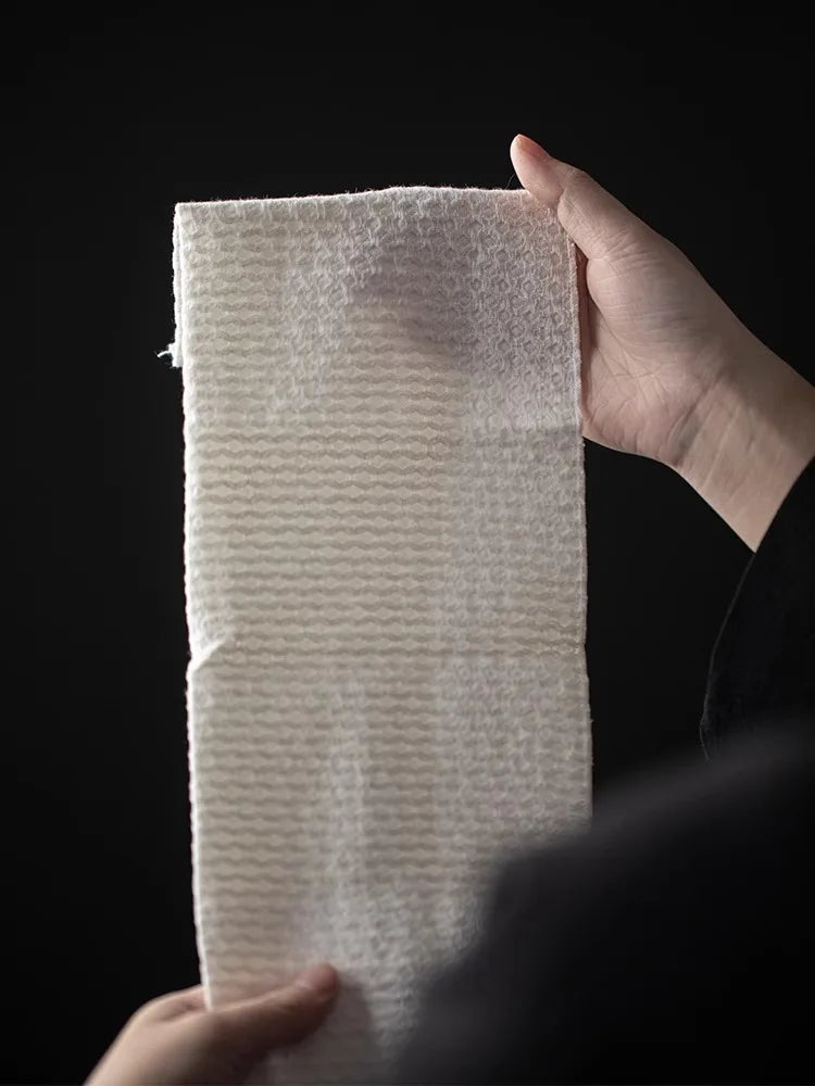 Handmade Cotton Linen Tea Towel – Thick Absorbent Tea Cloth