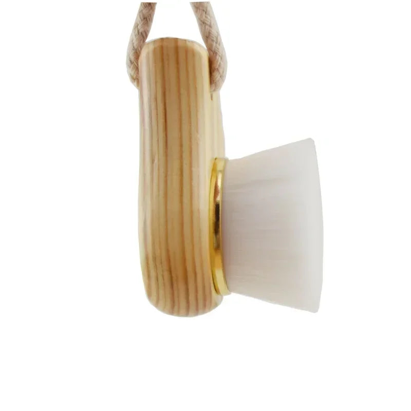 Soft Fiber Hair Exfoliating Blackhead Facial Cleansing Tool Wooden Handle Face Clean Brush Skin Care Tool Peaceful Pleasures Health and Wellness