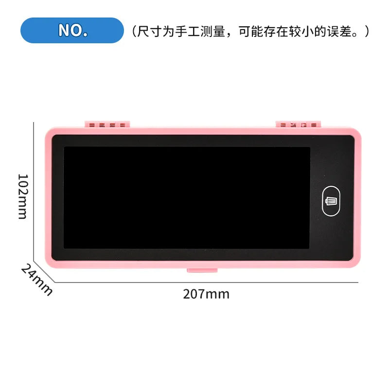 LCD Screen Pencil Case Handwriting 2-in-1 Stationery Box Erasable