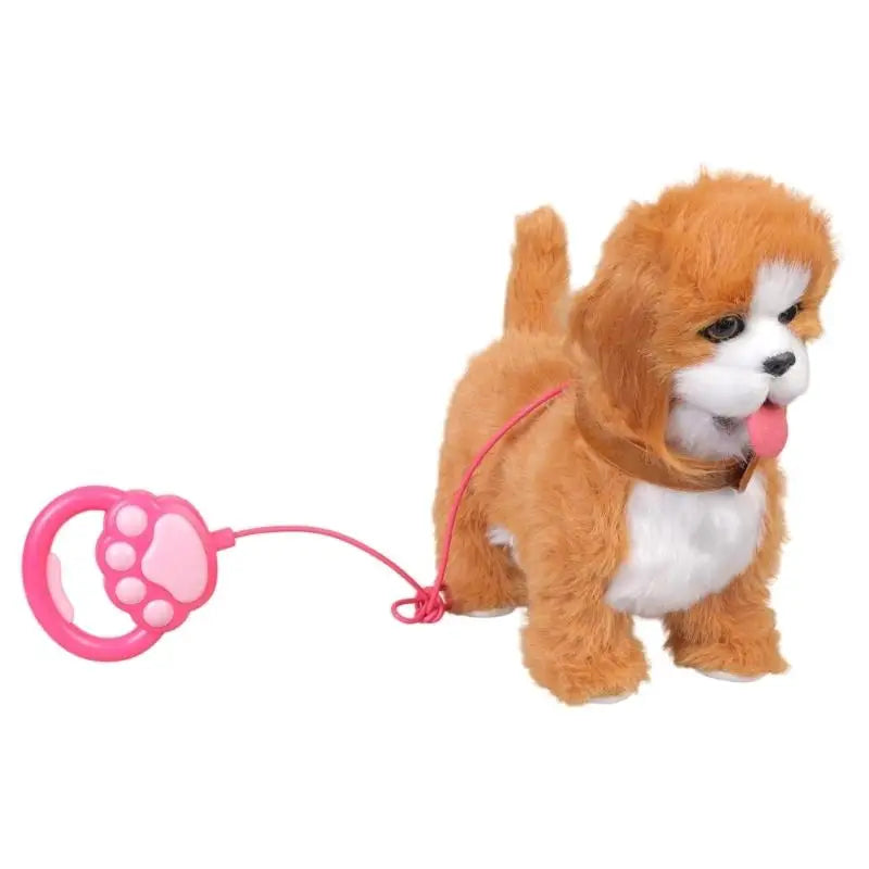 Interactive Electric Talking Plush Dog Toy – Pull String & Barks