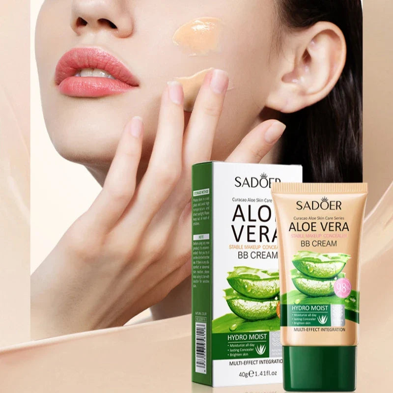 SADOER Aloe Vera BB Cream Concealer 40g – Full Coverage