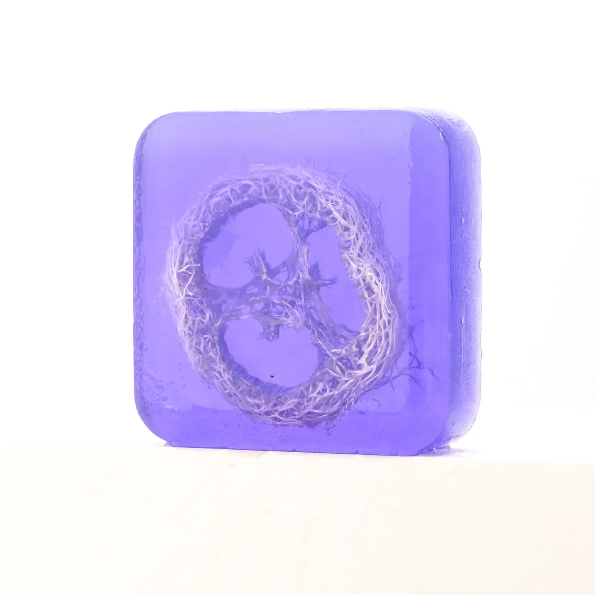 Lavender Luffa Handmade Soap – Citric Acid Brightening Bar 100g