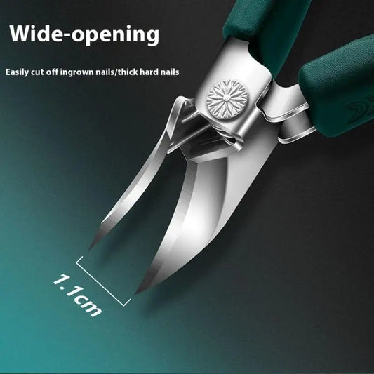 Super Slanted Pointed Nail Clippers Anti-Splash Thick Nail Clipper Toenail Pliers Nail Scissor Toenail Plier Nail Care Tools Peaceful Pleasures Health and Wellness