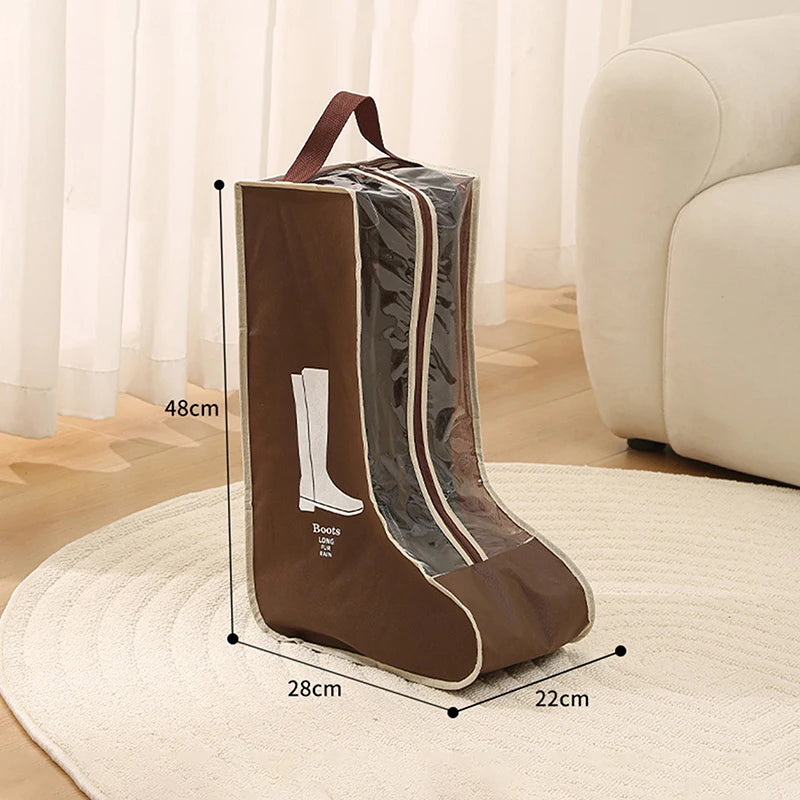 Dustproof Shoe Storage Bag – Boot & Travel Shoe Organizer Shoe Storage Bag Peaceful Pleasures Health and Wellness Brown L