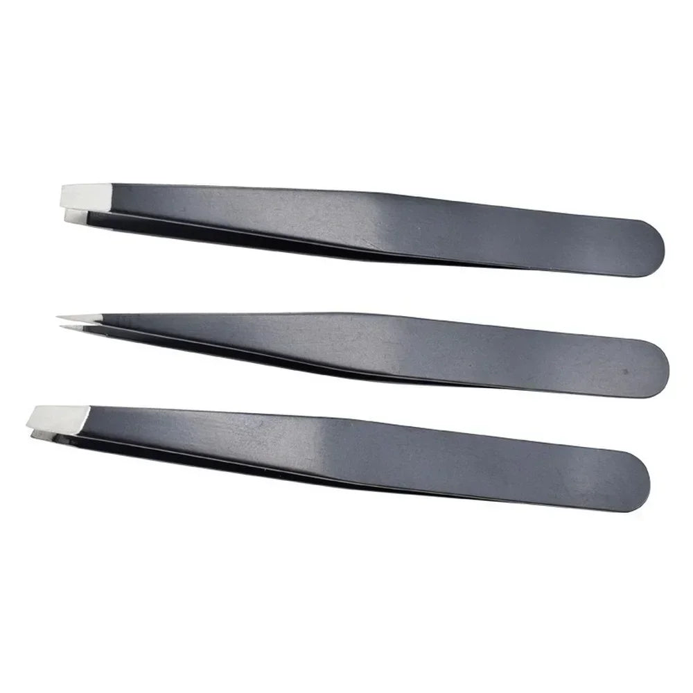 15pcs Steel Nose Hair Removal Round Tip Trimming Tweezers Peaceful Pleasures Health and Wellness