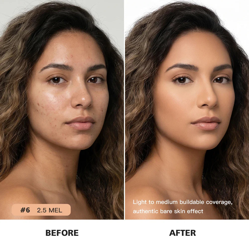 Danchel Matte Liquid Foundation – 12 Shades, Oil Control