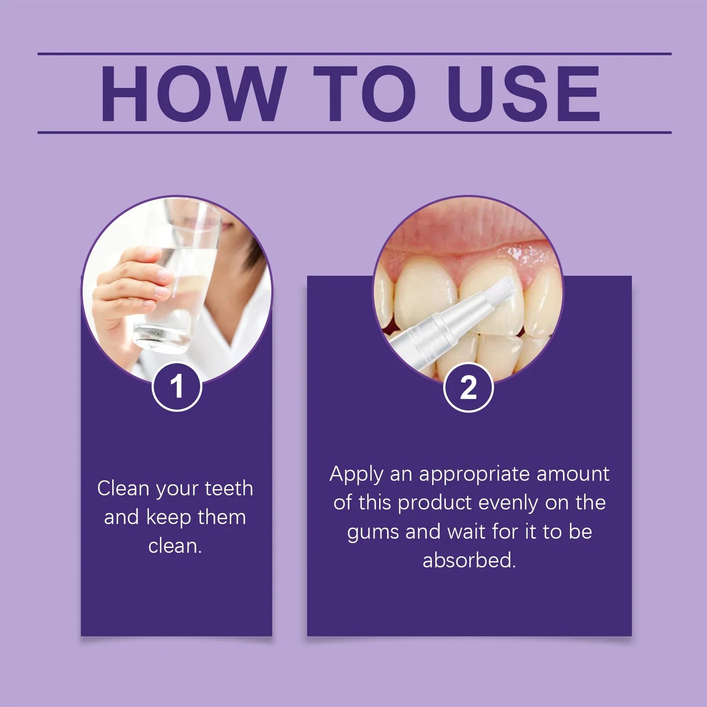 Purple Gum Care Gel – Stain Removal & Bright Teeth Daily Gel