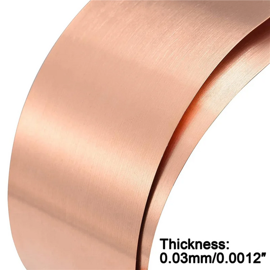A36T-3X Copper Sheet Roll, Metal Foil Plate 1000Mm X 100Mm X 0.03Mm Peaceful Pleasures Health and Wellness As shown 0.03mmx100m