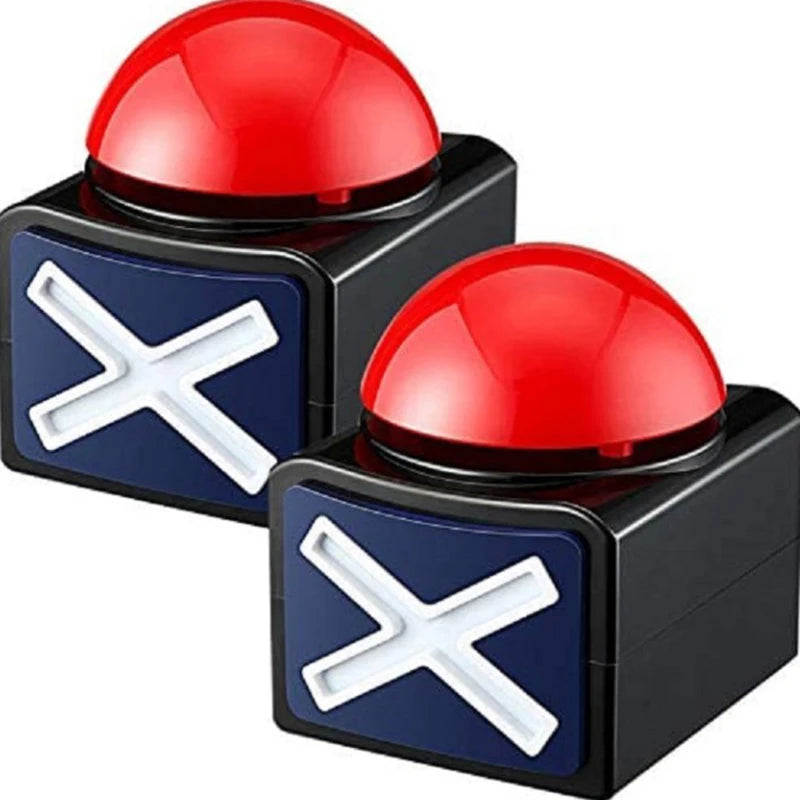 Interactive Quiz Buzzer with Sound & Light | Party Game Button