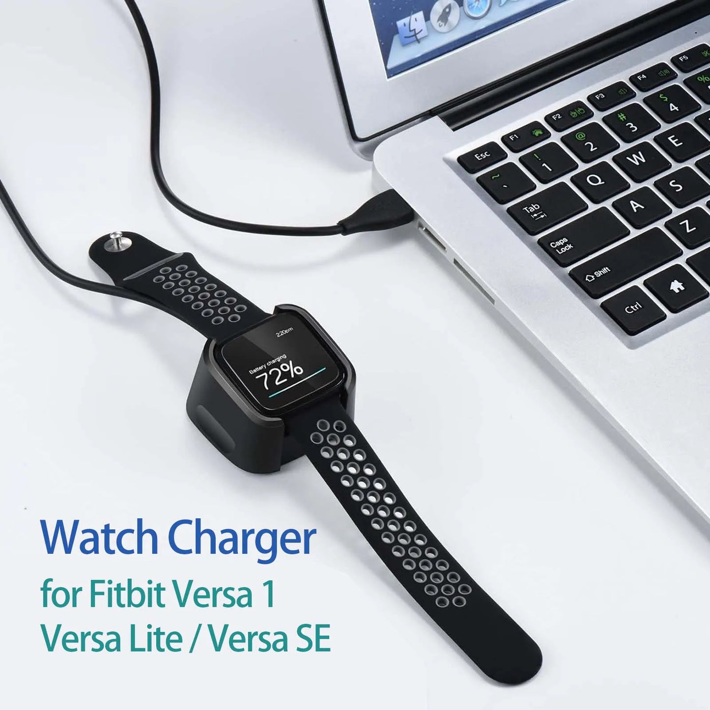 Charger for Fitbit Versa 1(Not for Versa 2)/Versa Lite/Versa SE, Replacement Charging Dock Cable Cord for Versa, Versa Lite Peaceful Pleasures Health and Wellness
