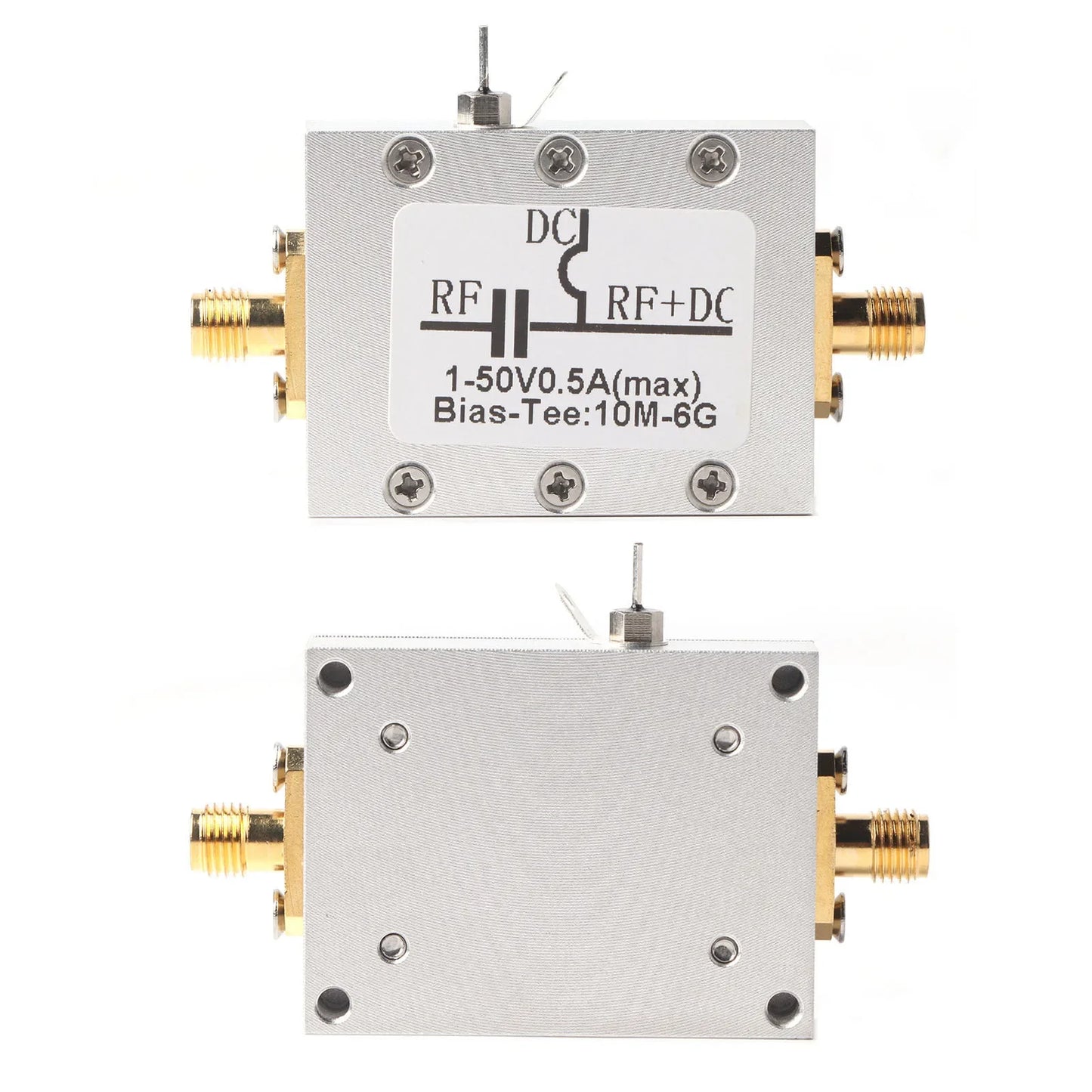 10MHz-6GHz Bias Tee Broadband Radio Frequency Microwave Coaxial RF