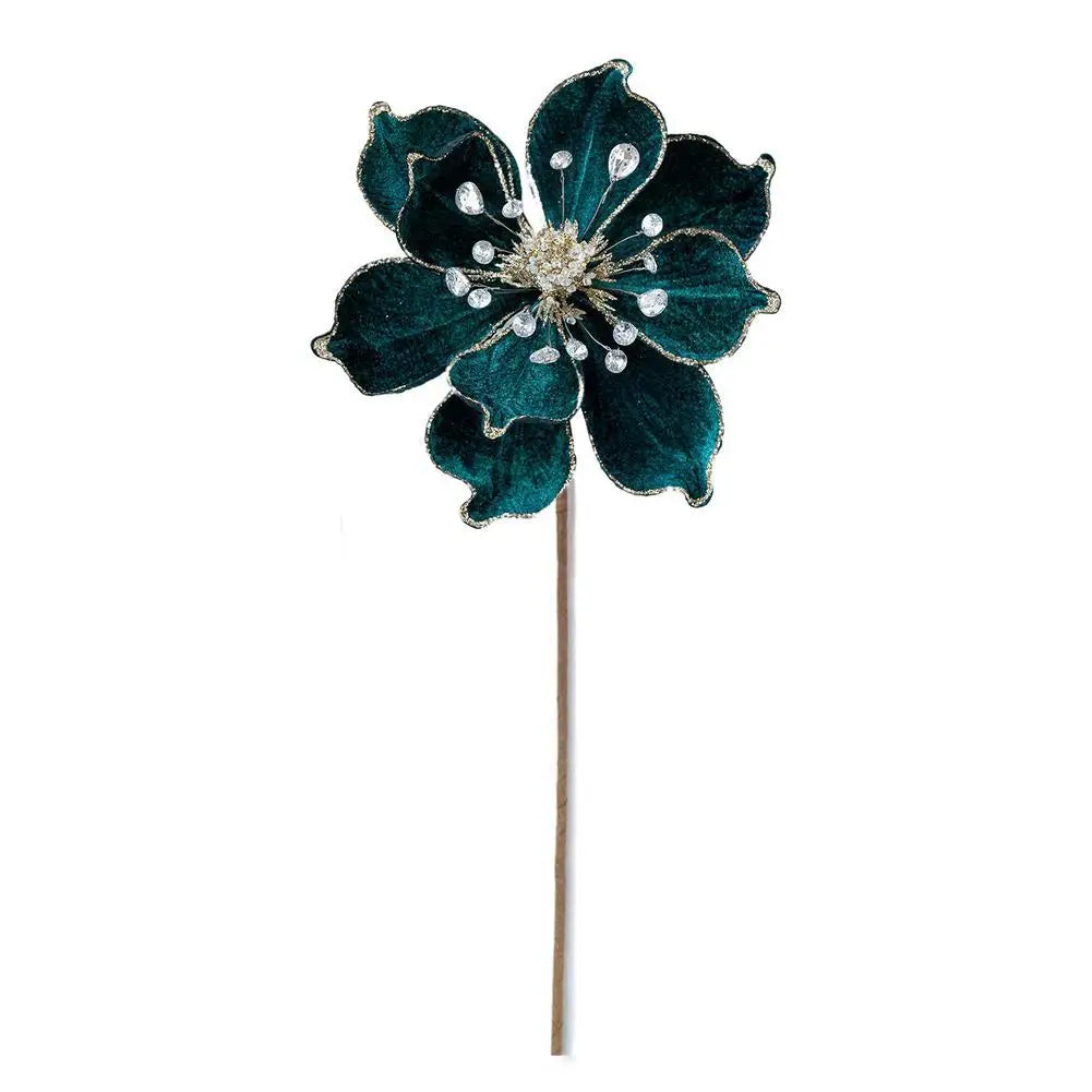 Artificial Magnolia Flowers – Christmas Tree & Holiday Decor
