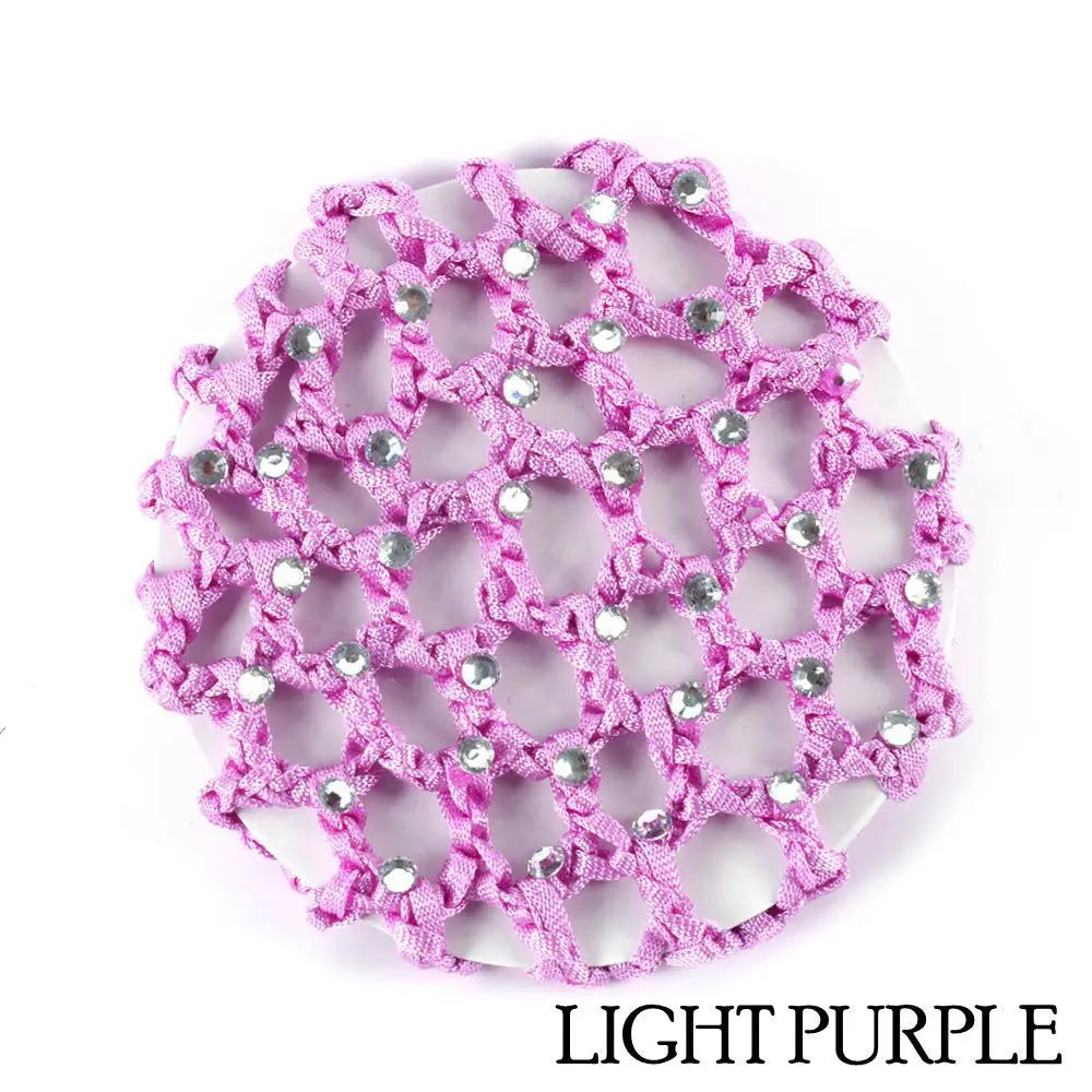 Pearl Rhinestone Bun Cover Hair Net | Ballet Dance Elastic