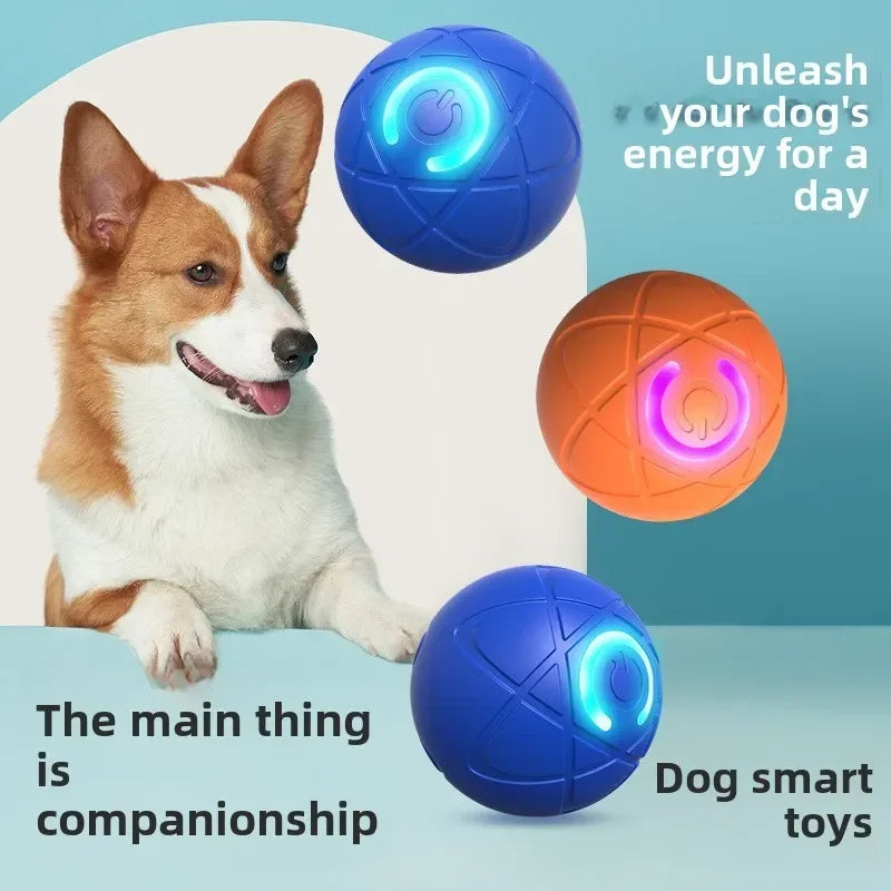 Plush Smart Dog Ball Interactive Toy Rolling Bounce Gravity Ball Pet Training Supplies Dogs Accessories Home Peaceful Pleasures Health and Wellness