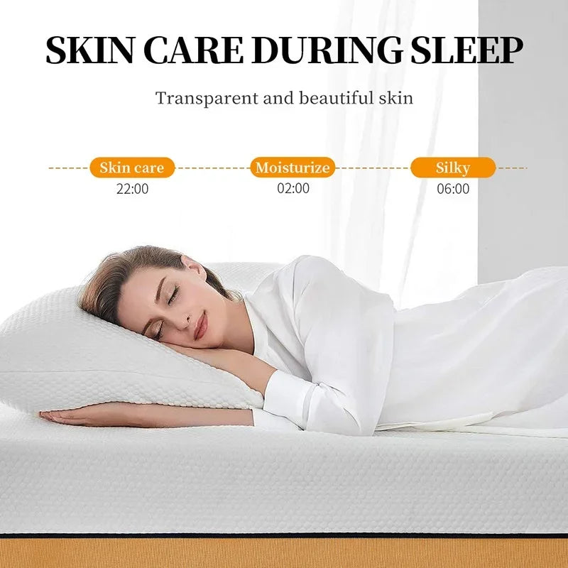 20pcs/box BIOAOUA Rice Raw Pulp Sleep Facial Mask Moisturize Brighten Whitening Peaceful Pleasures Health and Wellness