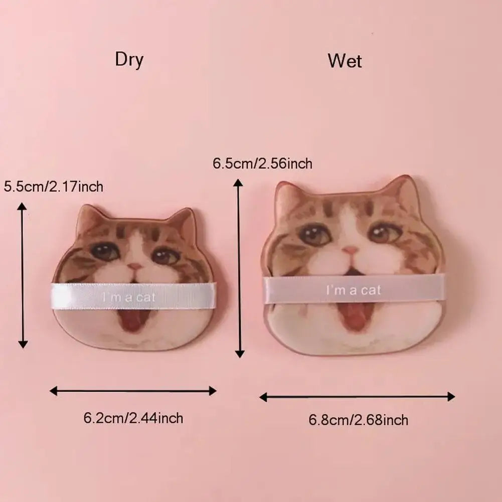 BIOAOUA Cat Paw Air Cushion Powder Puff – Dry & Wet Use