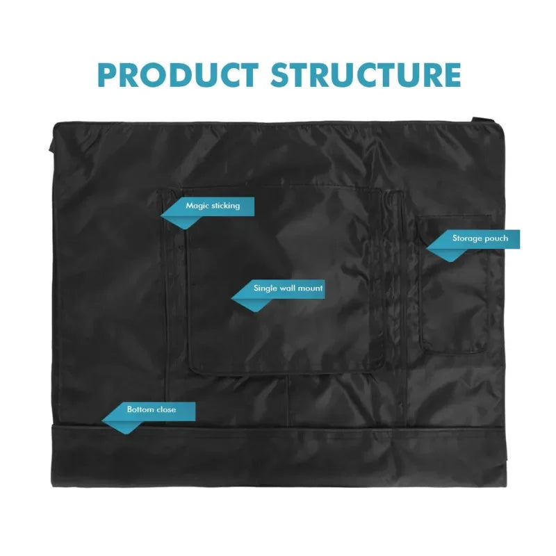 Waterproof Outdoor TV Cover – Dustproof 210D Oxford 22"–70"