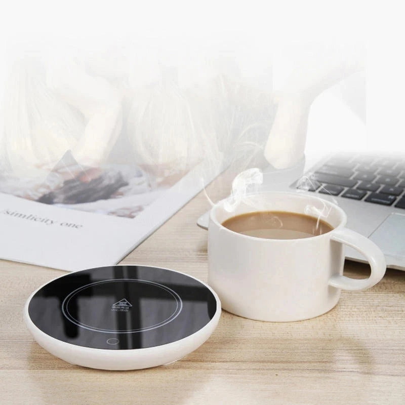 A36T-Coffee Mug Warmer&Cup Warmer For Office Desk Use,Beverage Warmer 18W Cup Heating Mat Electric Tea Warmer EU Plug Peaceful Pleasures Health and Wellness
