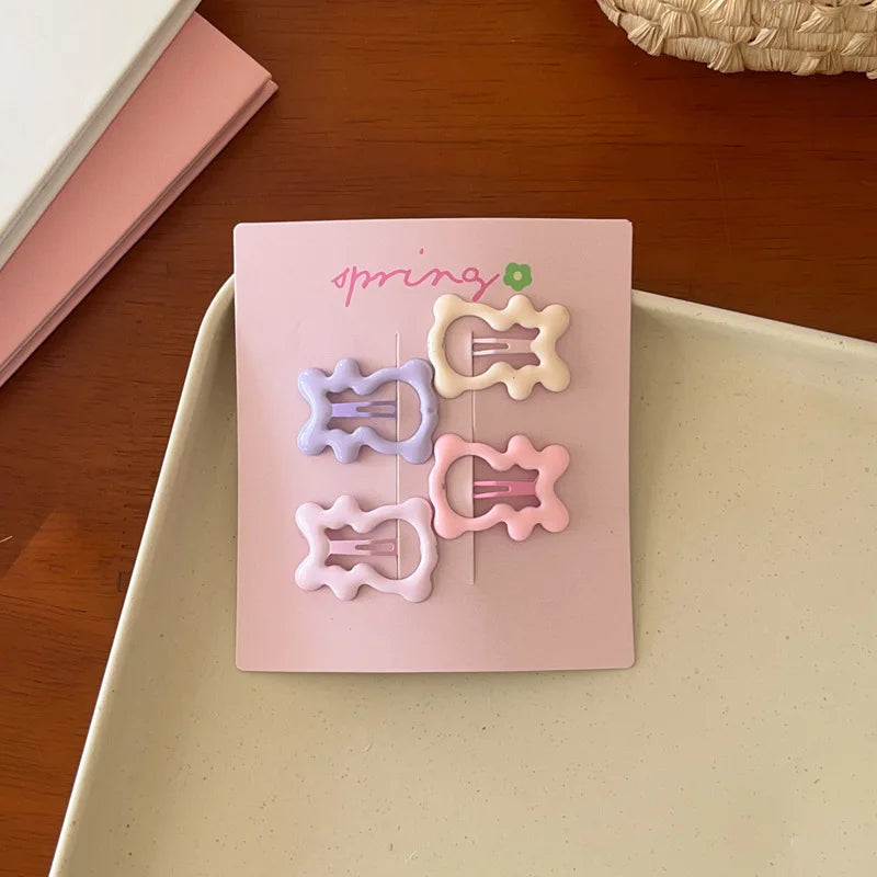 Cute Star Hair Clips Girl's Side Bangs Accessories Small Clip