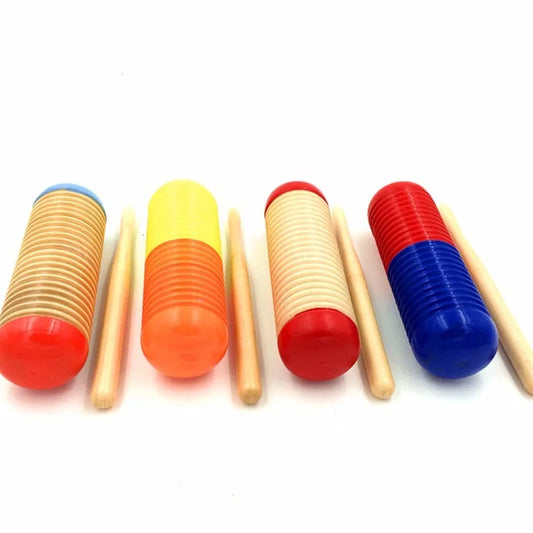 2023 Musical Instrument Rhythm Toy Wooden Guiro Music Baby Kid Child Peaceful Pleasures Health and Wellness