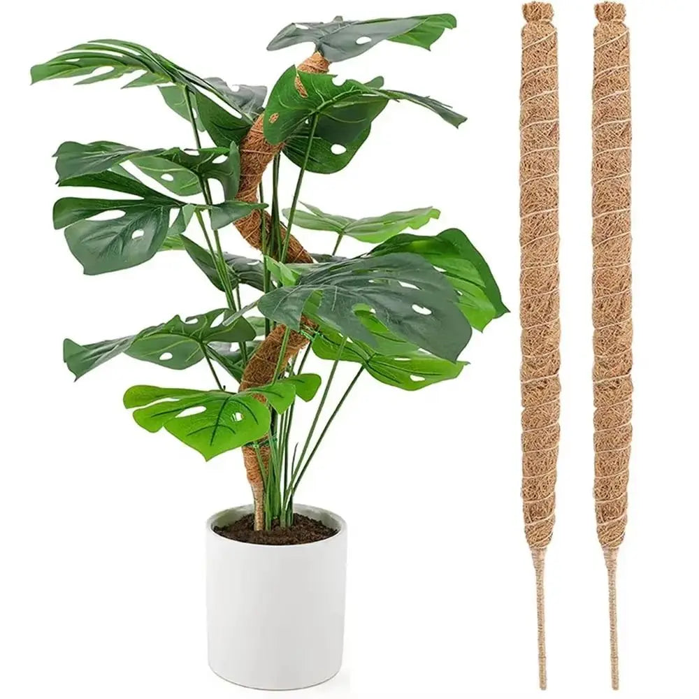 1Pcs Coconut Shell Moss Palm Cane Coir Totem Poles Gardening Coconut Rod Stretch Plant Climbing Frame Bendable 60/110cm Peaceful Pleasures Health and Wellness