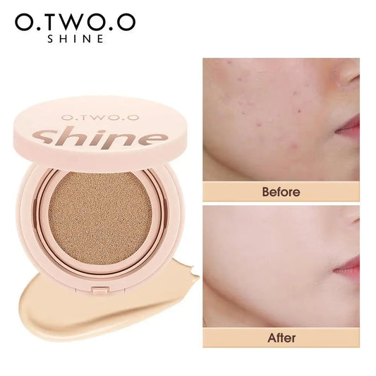 O.TWO.O Air Cushion BB Cream Full Coverage Foundation – 3 Shades Air Cushion Foundation Oasis Select