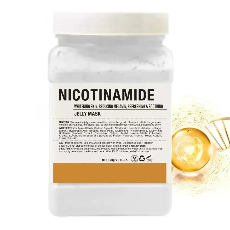 650g Arbutin Rose Jelly Peel-Off Mask – Vitamin C & 24K Gold