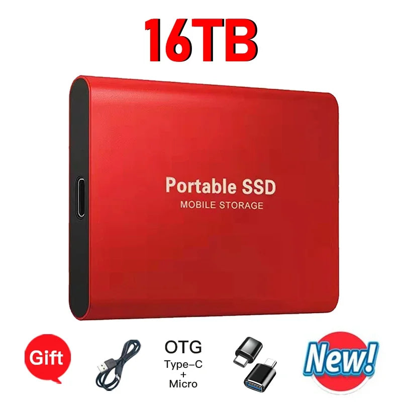 EOENKK Portable External SSD USB 3.2 Type-C Fast Transfer Drive