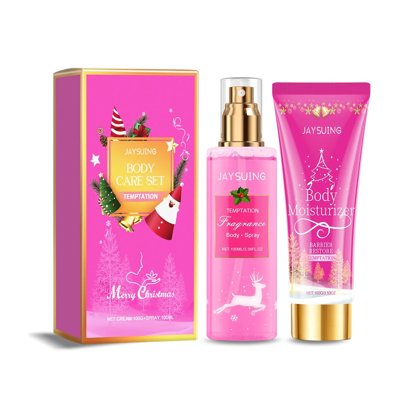 Christmas Scented Body Care Set – Spray & Lotion Gift