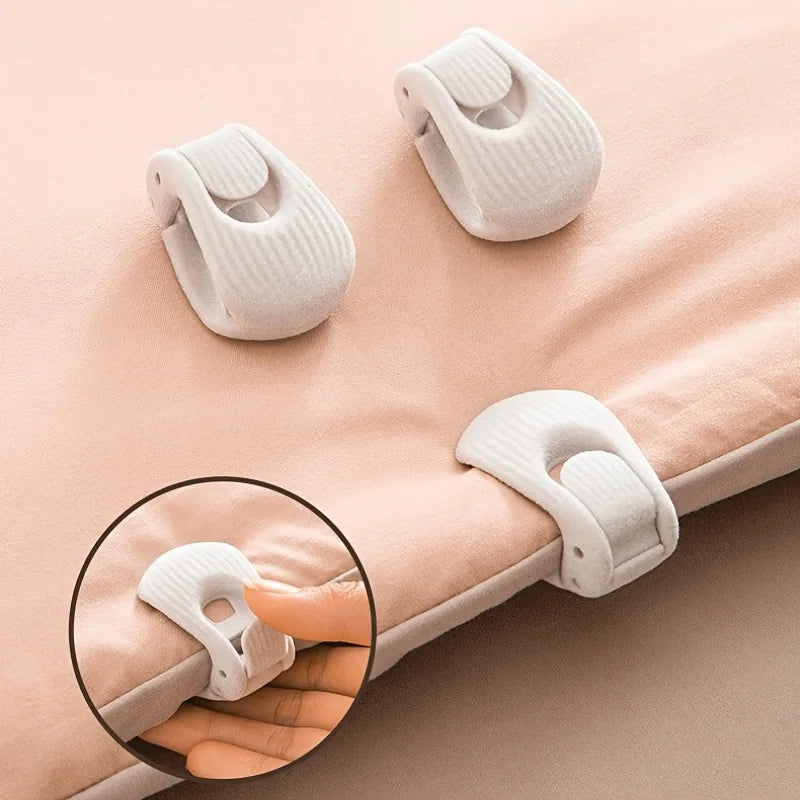 6-Pack Duvet Cover Clips – Anti-Slip Quilt Fastener Grippers Bedding Fastener Clips Peaceful Pleasures Health and Wellness