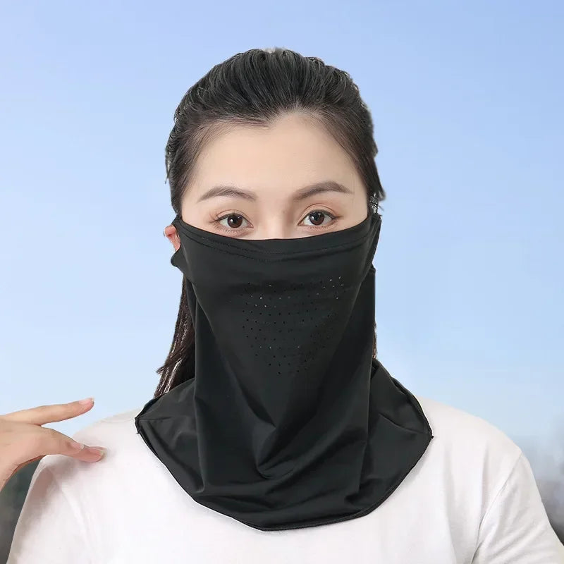 Ice Silk UV Face Mask & Neck Cover | Outdoor Sun Protection