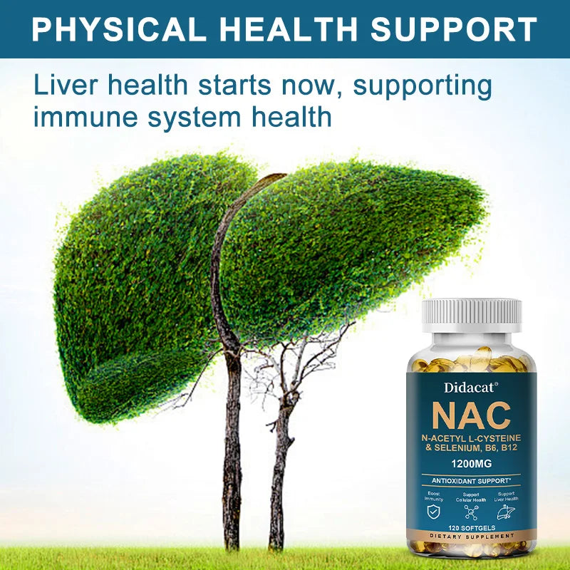 NAC Capsules 120ct | Antioxidant, Detox & Lung Support