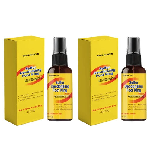 Sulfur Deodorizing Foot Spray – Herbal Odor Control & Moisturizer
