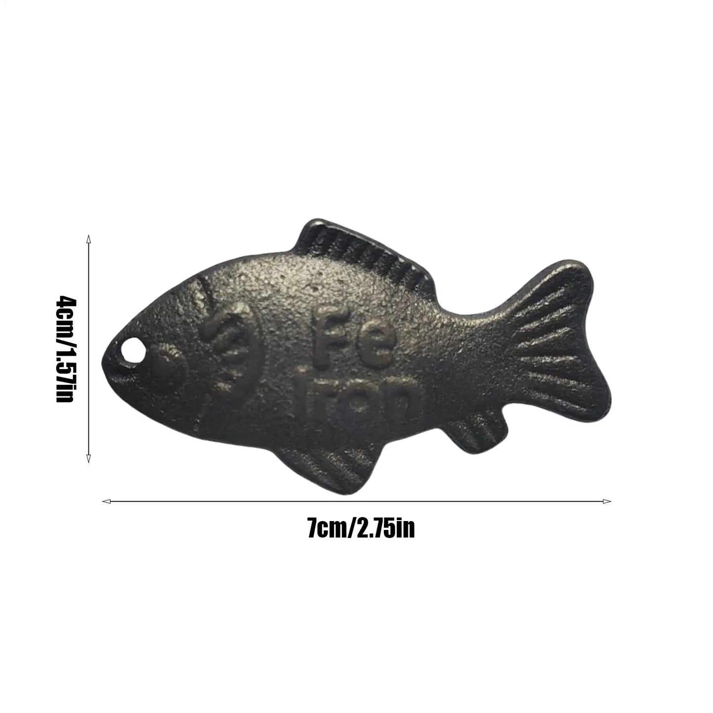 Iron Fish 2-Pack | Cast Iron Cooking Tool for Natural Iron Boost Iron Cooking Accessory Peaceful Pleasures Health and Wellness