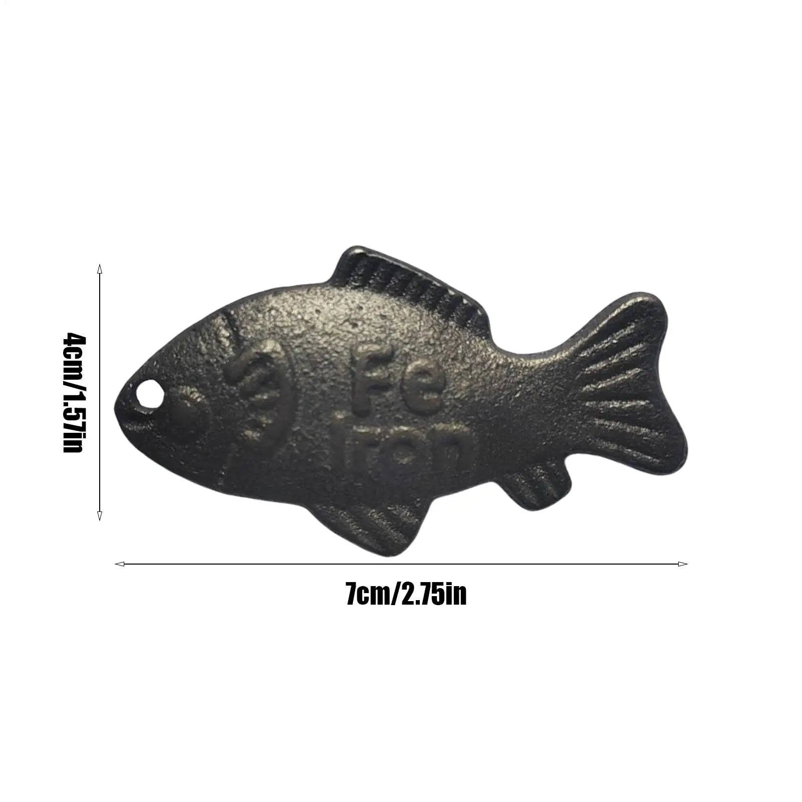 Iron Fish 2-Pack | Cast Iron Cooking Tool for Natural Iron Boost Iron Cooking Accessory Peaceful Pleasures Health and Wellness