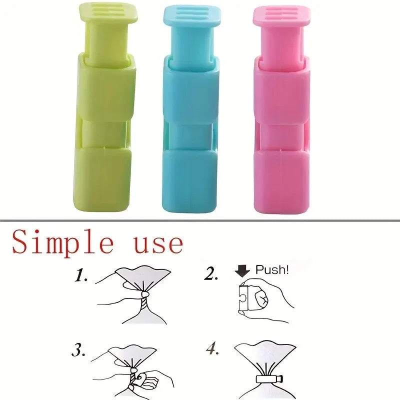 10pcs Food Sealing Clips, Snack Bag Clips, Moisture-proof Fresh-keeping Clips, Plastic Bag Sealing Clips Peaceful Pleasures Health and Wellness